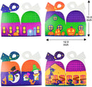 4 Designs Paper Treat Boxes, 32 Pcs