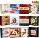Christmas Themed Shopping Bags, 36 Pcs