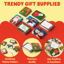 6 Christmas Gift Card Tin Holders