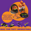 Witch Themed Halloween Tableware Set, 30 Pcs