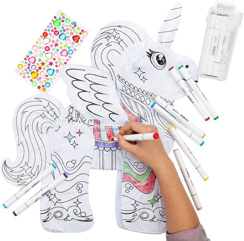 inflatable ride a unicorn costume Coloring Craft Toy Set