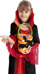 6 Pcs Halloween Felt Bucket, Assorted Design