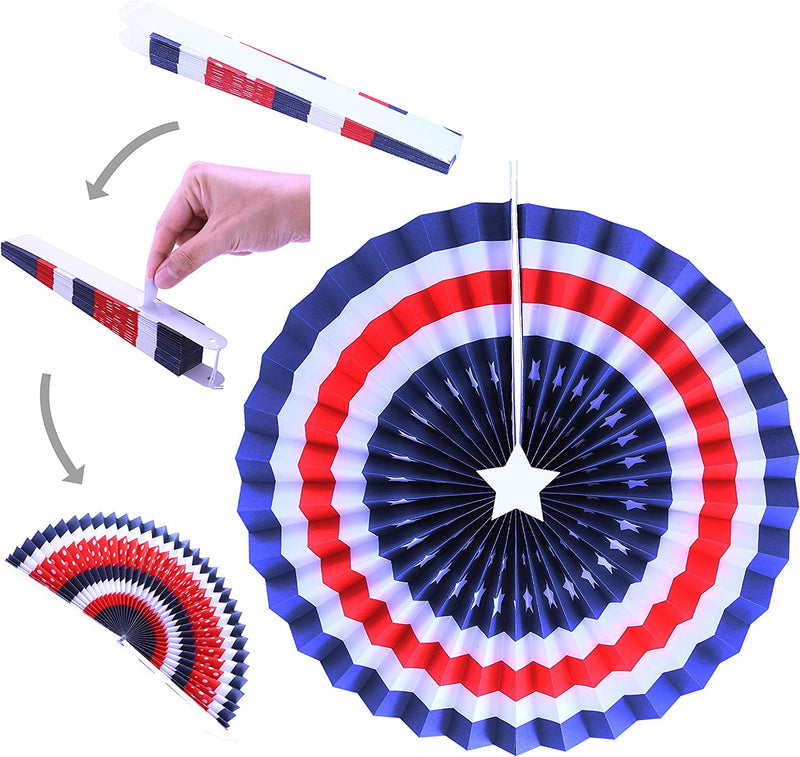 July 4th Party Supplies, 34 Pcs