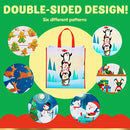 12 Piece Large Christmas Tote Bags