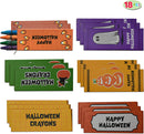 Assorted Halloween Arts And Craft Stationery Kids, 108 Pcs