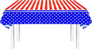 Patriotic Party Table Cover, 3 Packs