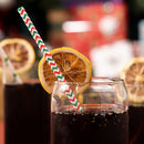 200Pcs Paper Straws Christmas