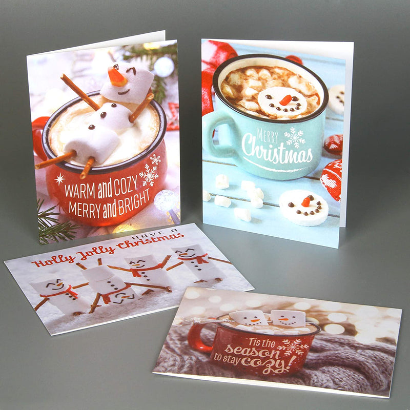 72 Warm Winter Greeting Cards with Envelopes