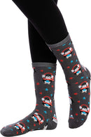 Christmas Holiday Crew Socks, 12 Pairs
