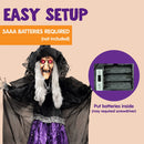 47in Animated Hanging Witch