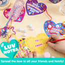 28Pcs Kids Valentines Cards with Gift Colorful Crazy Loop Reusable Drinking Straws-Classroom Exchange Gifts