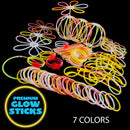 8in Glowstick and Glow Accessories, 200 Pcs