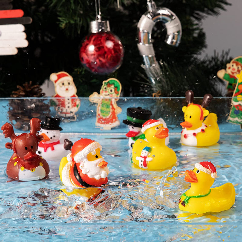 Christmas Rubber Duck 12 Pcs