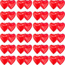 24Pcs Prefilled Hearts with Train Building Blocks and Valentines Day Cards for Kids-Classroom Exchange Gifts