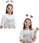 Party Favors with Glasses, Headband, & Tattoos, 72 Pcs