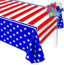Party Supplies with Table Covers, 92 Pcs