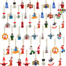 Wooden Mini Christmas Ornaments