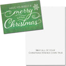 72 Christmas Elegant Lettering Greeting Cards