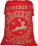 26in Santa Sacks Canvas Bags, 3 Pack