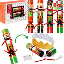 8Pcs Nutcracker Style Christmas Cracker Set