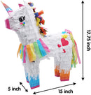 17.75in Big Unicorn Pinata with Accessories