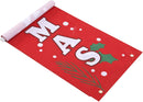 Let it Snow Merry Christmas Hanging Door Banner