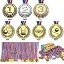Deluxe Award Medals Set, 72 Pieces