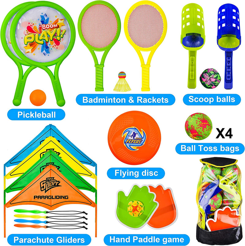 8 in 1 Outdoor Sports Toy Backpack Set
