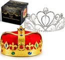 King's and Queen's Royal Crowns, 2 Pack