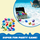 16Pcs Colorful Underwater Gem Pool Toys