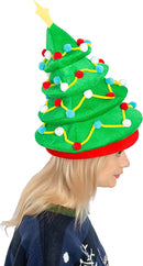Plush Christmas Tree Hat
