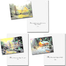 72 Pcs Snowy Town Greeting Cards
