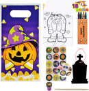 Assorted Halloween Arts And Craft Stationery Kids, 108 Pcs