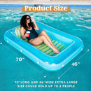 Inflatable Suntan Blue Green