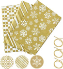 Holiday Golden Plastic Gift Bags