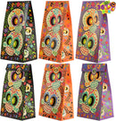 Halloween Day Of The Dead Treat Bags with Stickers, 36 Pcs