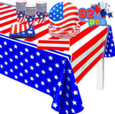 Party Supplies with Table Covers, 92 Pcs