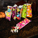 Plastic Treat Bags with Double-side Print, 72 Pcs