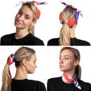Flag Headband, Bandana & Hairpins Accessories, 4 Pcs