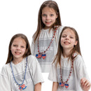 16.5in 4th of July Necklaces, 12 Pcs