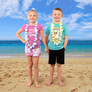 Tropical Hawaiian Luau Flower Lei, 36 Pcs