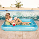Inflatable Suntan Blue Green
