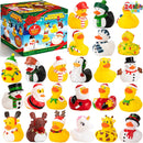 Christmas Rubber Ducks for Christmas Party Favor Gifts