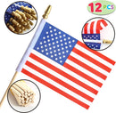 10in Stick Flags & 8in Flag Garlands, 14 Pcs