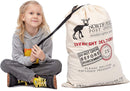 26in Santa Sacks Canvas Bags, 3 Pack