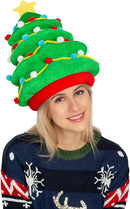 Plush Christmas Tree Hat