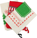 Large Gift Bags Santa Sacks, 3 Pack