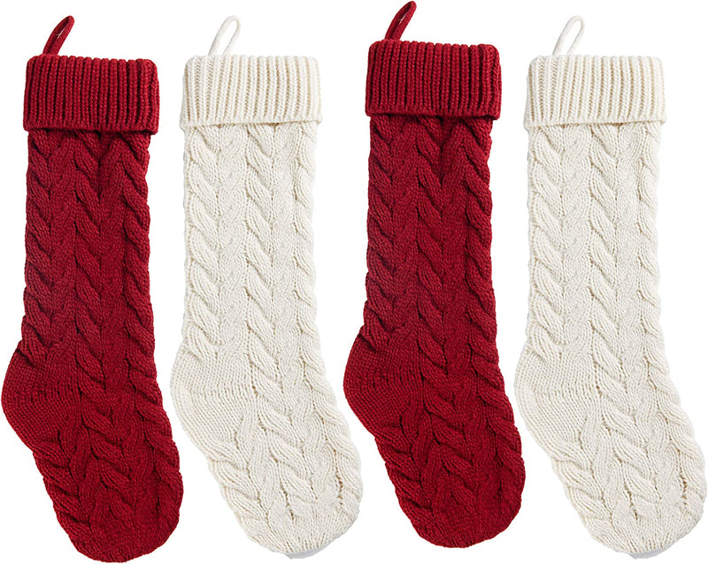 18in Knit Christmas Stockings