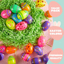 36Pcs Printed Easter Egg Shells