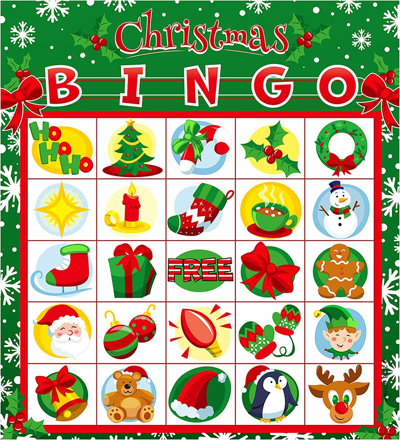Christmas Bingo Cards for Kids